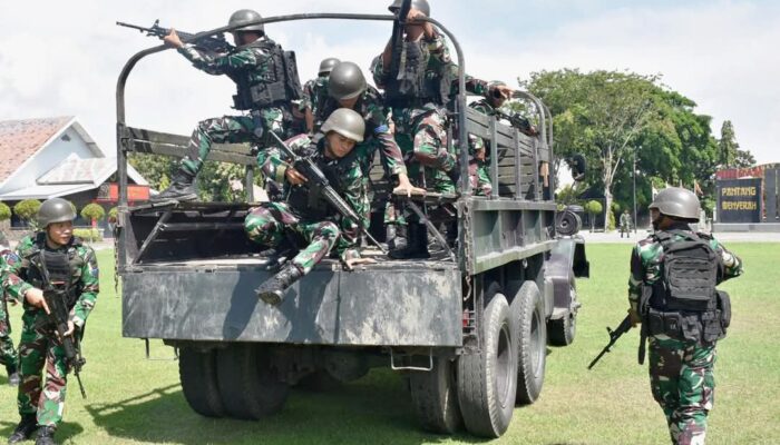 Prajurit Yonif 5 Marinir Tingkatkan Kemampuan Tempur Melalui Latihan Opsrat
