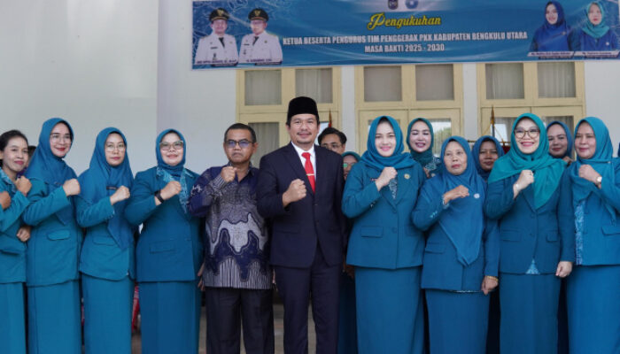 TP PKK Bengkulu Utara Resmi Dilantik Bupati Arie Septia Adinata