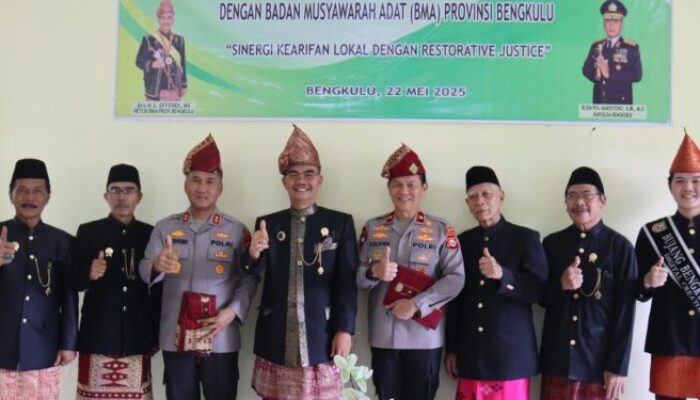 Kapolda dan Wakapolda  Lakukan Silaturahmi dengan Badan Musyawarah Adat Provinsi Bengkulu