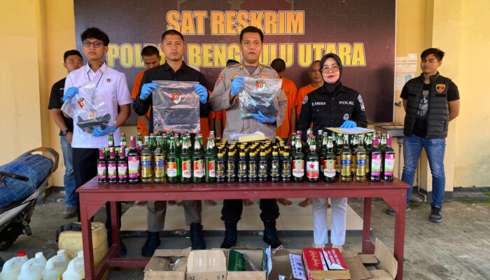 Polres Bengkulu Utara Ungkap Tiga Kasus Tindak Pidana dalam Operasi Pekat dan Premanisme