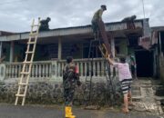 Kodim 0423/BU Bersama Baznas Rehabilitasi Rumah Warga Penyandang Disabilitas