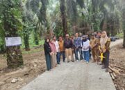 Desa Mesigit Resmikan Pembangunan Rabat Beton Tahap Pertama