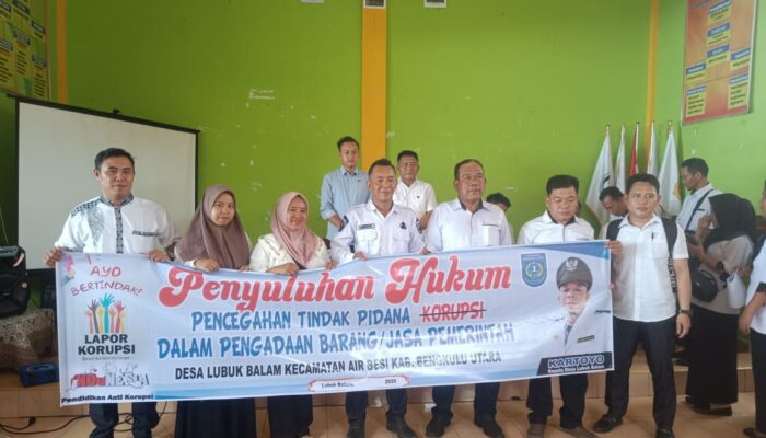 Desa Lubuk Balam Gelar Penyuluhan Hukum Pencegahan Korupsi dalam Pengadaan Barang/Jasa