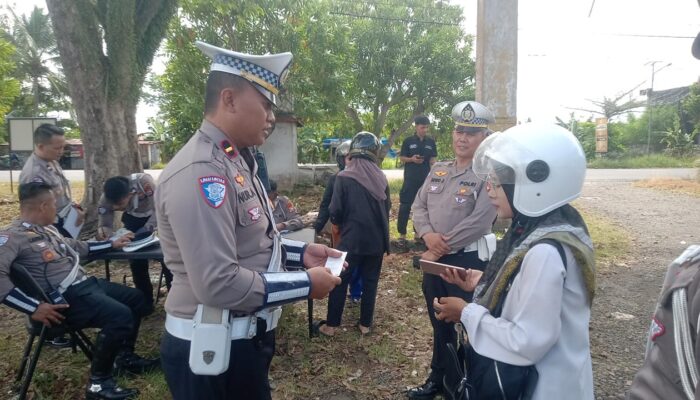 415 Pelanggaran Ditindak Selama Operasi Patuh Nala 2025 di Kota Bengkulu