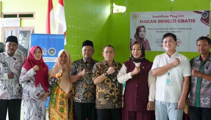 DPR RI dan Badan Gizi Nasional Implementasikan Program Makan Bergizi Gratis di Desa Marga Sakti