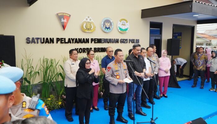 Kapolri Resmikan 28 Satuan Pelayanan Pemenuhan Gizi Dukung Program Makan Bergizi Gratis