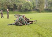 Prajurit Yonbekpal 1 Marinir Latihan Menembak Persiapan Batalyon Teladan 2025
