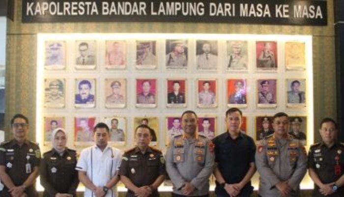 Pererat Sinergi Penegakan Hukum, Kejari Bandar Lampung Lakukan Kunjungan ke Polresta