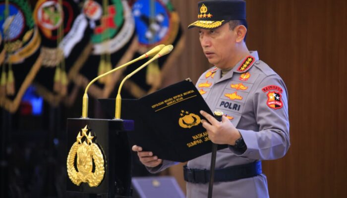 Kapolri Pimpin Sertijab dan Pelantikan Pejabat Tinggi Polri