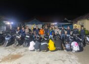 Aksi Gengster di Kota Bengkulu Dibubarkan, Polisi Amankan 7 Remaja dan 12 Motor