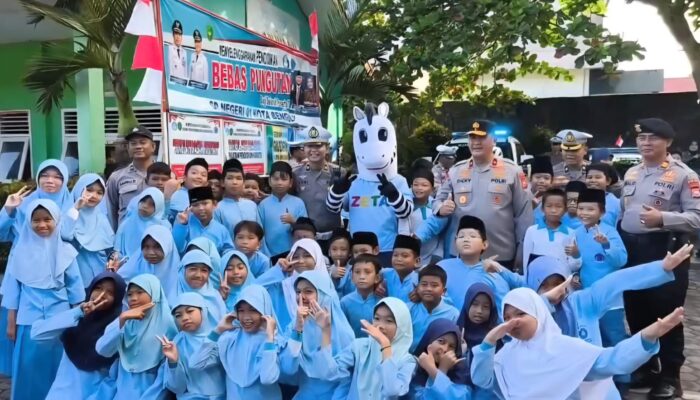Wakapolda Bengkulu Lakukan Edukasi Hukum dan Kamtibmas di SDN 01 Kota Bengkulu