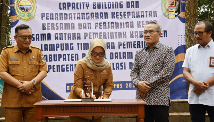 Pemkab Lampung Timur dan Pemkab Bantul Sepakati Kerja Sama Pengendalian Inflasi