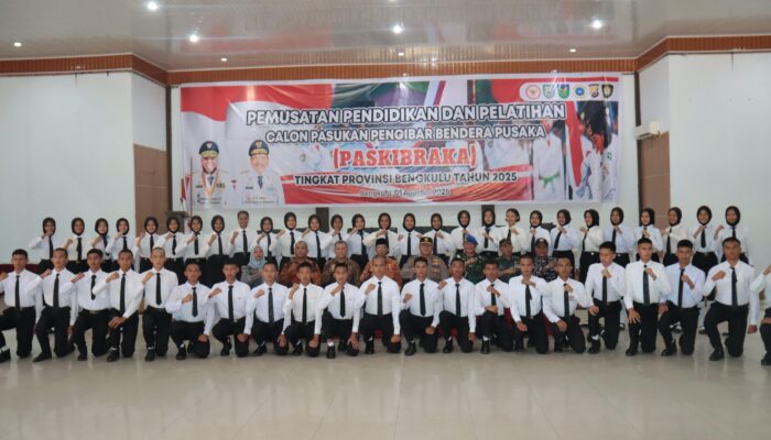 Wakapolda Bengkulu Hadiri Pembukaan Diklat Paskibraka Tingkat Provinsi 2025