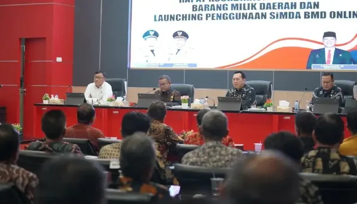 BKAD Bengkulu Utara Gelar Rakor Pengamanan Aset Daerah dan Luncurkan Aplikasi Simda BMD Online