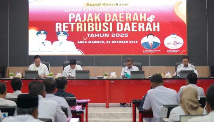 Pemkab Bengkulu Utara Gelar Rakor Optimalkan PBB-P2 dan Retribusi Daerah 2025