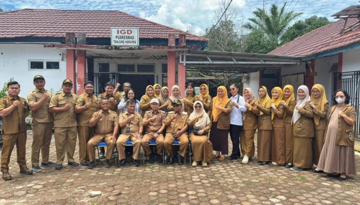 Wabup Bengkulu Utara Tinjau Pembangunan Puskesmas Tanjung Harapan