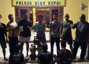 Polsek Ulok Kupai Tangkap Tiga Pelaku Pencurian, Terlibat di Sembilan TKP