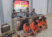 Operasi Musang Nala 2025, Polres Bengkulu Utara Tangkap Delapan Pelaku Kejahatan 3C
