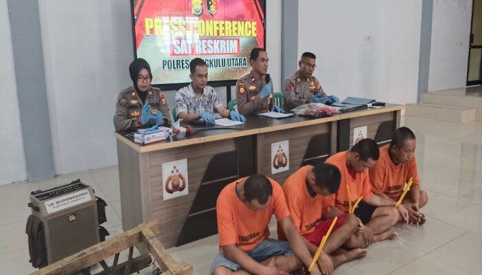 Operasi Musang Nala 2025, Polres Bengkulu Utara Tangkap Delapan Pelaku Kejahatan 3C