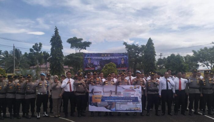 Cegah Korupsi dan Pelanggaran, Bidpropam Polda Bengkulu Gelar Sosialisasi WBS dan SP4N Lapor