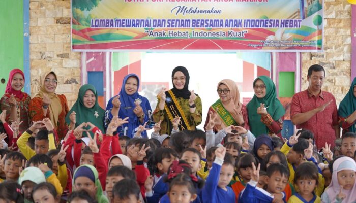 Bunda PAUD Bengkulu Utara Ajak Anak-Anak Jadi “Anak Hebat, Indonesia Kuat” Lewat Lomba Mewarnai