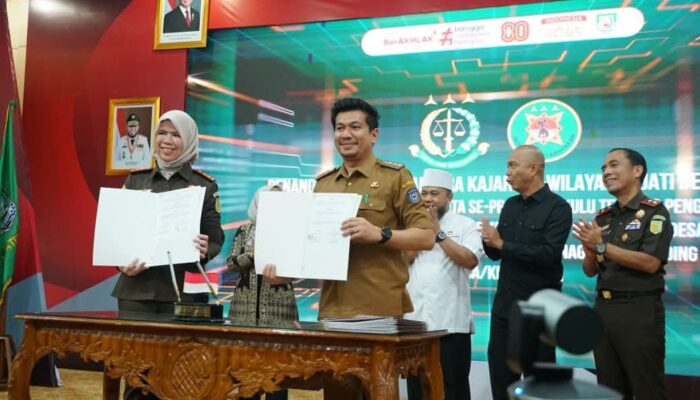 Gubernur Bengkulu Optimistis Pertumbuhan Ekonomi Capai 8 Persen, Dukung Peluncuran Program Jaksa Garda Desa