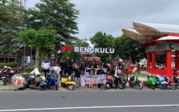 Komunitas Vespa Team Ayok Bengkulu Galang Dana untuk Korban Banjir dan Longsor di Aceh, Sumut, dan Sumbar
