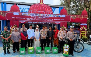 Bupati Bengkulu Utara Dampingi Kapolda Ground Breaking Bedah Rumah dan Cek Pos Operasi Ketupat