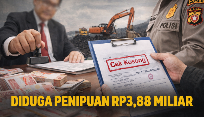Diduga Gunakan Cek Kosong, Pimpinan Grup Tambang Dilaporkan atas Dugaan Penipuan Rp3,88 Miliar