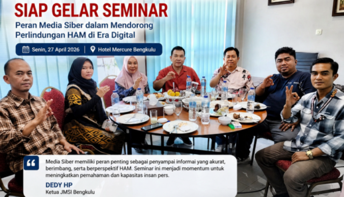 Kanwil HAM dan JMSI Bengkulu Gelar Seminar Peran Media Siber dalam Perlindungan HAM