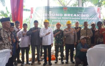 Pemkab Bengkulu Utara dan TNI AD Bangun Dua Jembatan Perintis Garuda