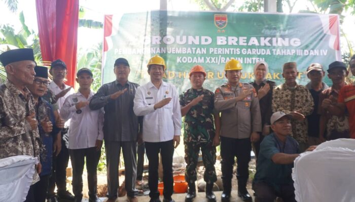 Pemkab Bengkulu Utara dan TNI AD Bangun Dua Jembatan Perintis Garuda