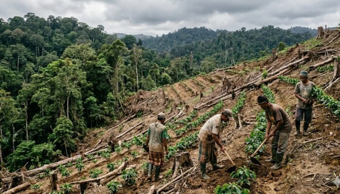 Perambah Hutan Lindung Bukit Daun Didominasi Warga Luar, Kades Aur Gading Angkat Bicara