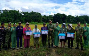 Dandim 0423/BU Dampingi Kunker Pangdam Raden Inten di Enggano