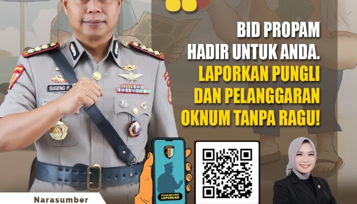 Propam Polda Bengkulu Tegaskan Pengawasan Internal dan Ajak Masyarakat Laporkan Pelanggaran