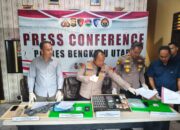 Satres Narkoba Polres Bengkulu Utara Ungkap Empat Kasus Sabu, Empat Tersangka Diamankan