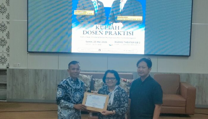 Alumni UNIB Jadi Narasumber Kuliah Umum, Yos Sudarso Bagikan Strategi Komunikasi Politik kepada Mahasiswa