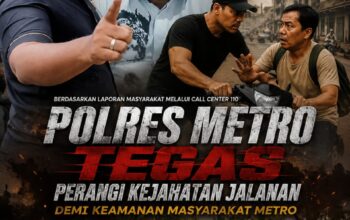 Polres Metro Tegas Perangi Kejahatan Jalanan Demi Keamanan Masyarakat