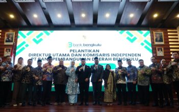 Iswahyudi Resmi Dilantik sebagai Direktur Utama Bank Bengkulu
