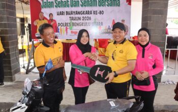 Semarak Hari Bhayangkara ke-80, Polres Bengkulu Utara Gelar Jalan Sehat hingga Lomba Memasak