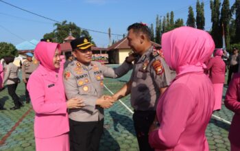 Ini Pesan Kapolres Bengkulu Utara disaat Kenaikan Pangkat Personelnya