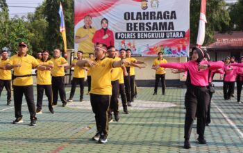 Polres Bengkulu Utara Meriahkan HUT RI ke-81 dengan Olahraga, Donor Darah dan Beragam Lomba