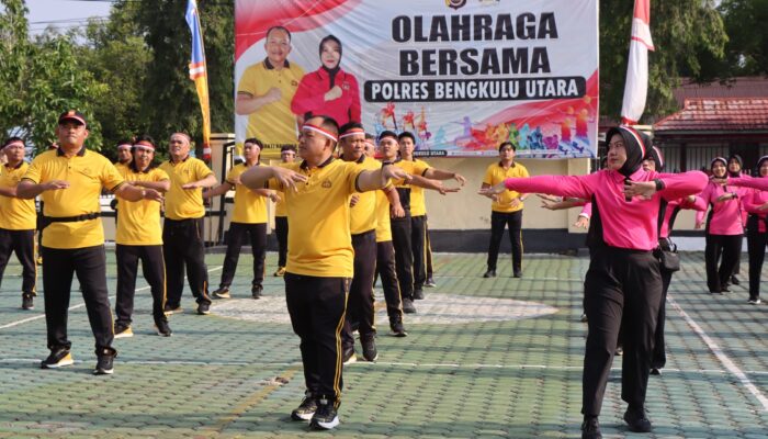 Polres Bengkulu Utara Meriahkan HUT RI ke-81 dengan Olahraga, Donor Darah dan Beragam Lomba