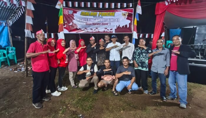 Semarak HUT RI ke-81, Warga Desa Karang Anyar I Tunjukkan Kekompakan