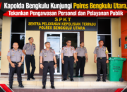 Kapolda Bengkulu Kunjungi Polres Bengkulu Utara, Tekankan Pengawasan Personel dan Pelayanan Publik