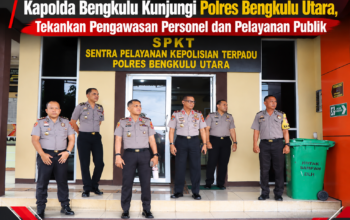 Kapolda Bengkulu Kunjungi Polres Bengkulu Utara, Tekankan Pengawasan Personel dan Pelayanan Publik