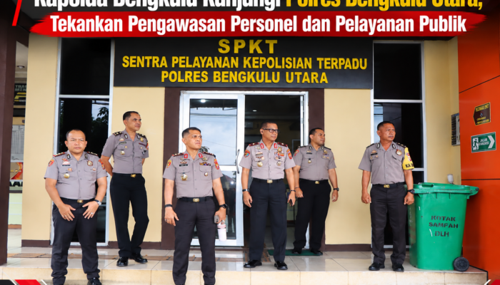 Kapolda Bengkulu Kunjungi Polres Bengkulu Utara, Tekankan Pengawasan Personel dan Pelayanan Publik