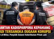Mantan Kadisparpora Kepahiang TA Jadi Tersangka Dugaan Korupsi Rp1,6 Miliar