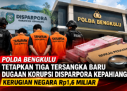 Polda Bengkulu Tetapkan Tiga Tersangka Baru Dugaan Korupsi Disparpora Kepahiang, Kerugian Negara Rp1,6 Miliar