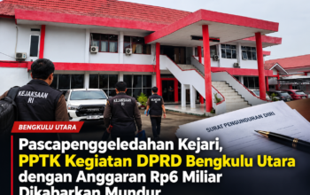 Pasca Penggeledahan Kejari, PPTK Kegiatan DPRD Bengkulu Utara dengan Anggaran Rp6 Miliar Dikabarkan Mundur
